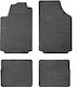 Frogum Set of Front and Rear Mats 4pcs for Audi A2 2000-2005 Black