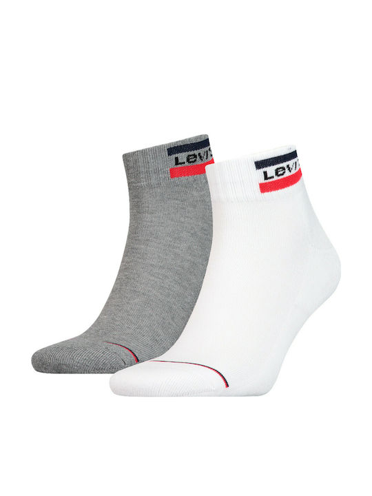 Levi's Sportswear Logo Bărbați Șosete Grey / Wh...