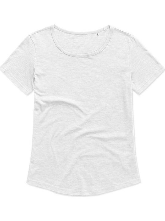 Stedman Slub Werbe-T-Shirt in Weiß Farbe