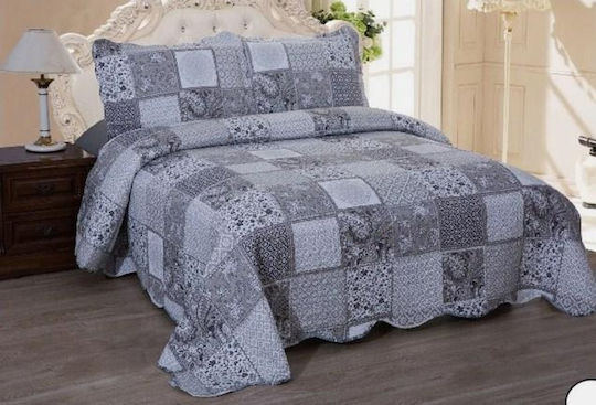 Linea Home Lahour Coverlet Set Single Mocha 160x220cm 2 Pieces