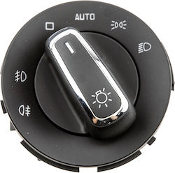 NTY Comutator Lumini Auto pentru Skoda Superb 2008-2013 10pin Negru