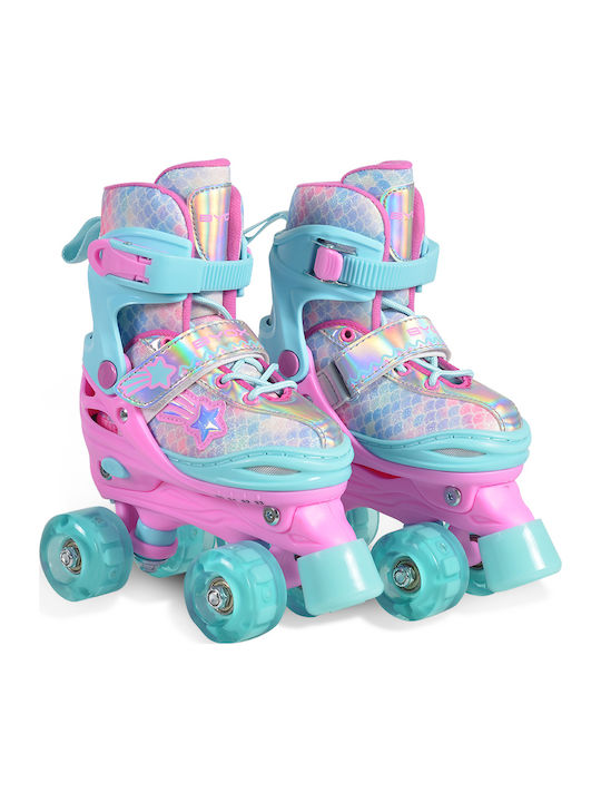 Byox Ariel Kids Adjustable Quad Rollers Multicolour