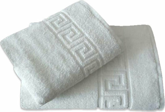Lino Home Хотелска Кърпа 140x70 см. Бяла Маендрос Тегло 500gsm
