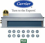 Carrier 42QSS048R8S/38QUS048R8T Επαγγελματικό Κλιματιστικό Inverter Καναλάτο 42310 BTU με Ψυκτικό Υγρό R32