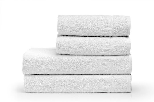 Beauty Home Нежна Хотелска Кърпа За Баня 140x70см Бяла Маендрос Тегло 500gsm