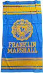 Franklin & Marshall Beach Towel Cotton Blue 180x80cm.