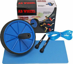 Armageddon Sports Armageddon Sports Ρόδα Κοιλιακών Μπλε με Στρωματάκι για τα Γόνατα