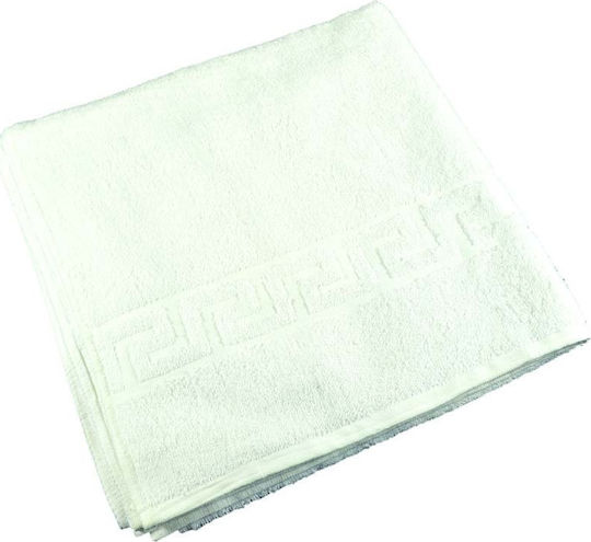 Sidirela Hotel Face Towel Meander 100x50 cm 500gsm White