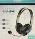 BWOO BX-MP4 On Ear Gaming Headset με σύνδεση 3.5mm