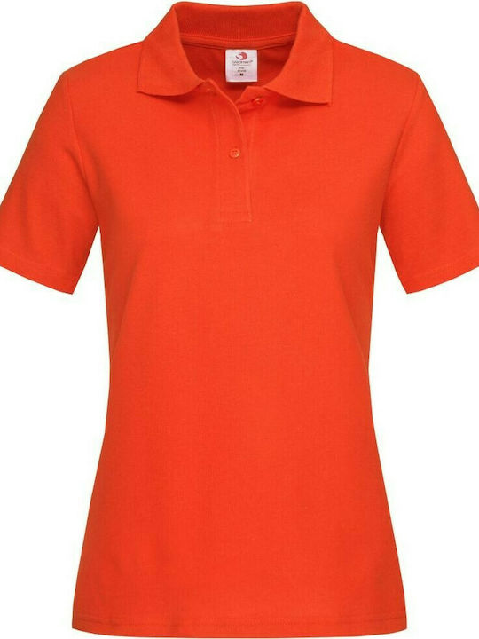 Stedman Women's Short Sleeve Promotional Blouse Orange