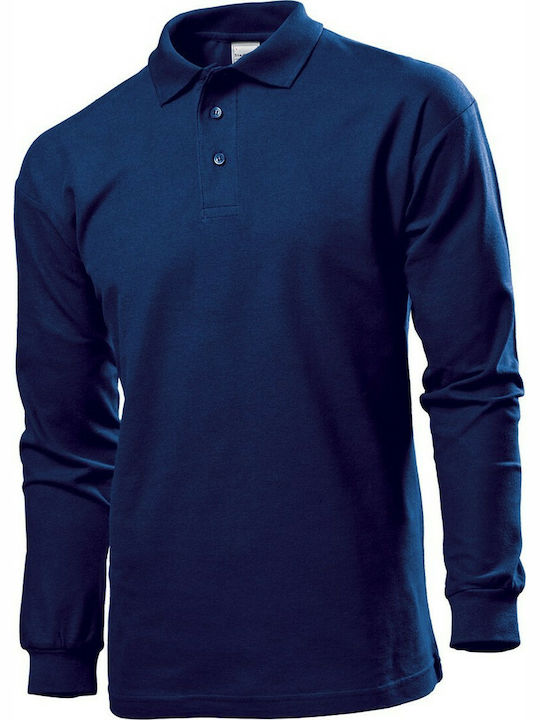 Stedman Men's Long Sleeve Promotional Blouse Navy Blue