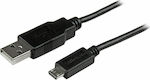 StarTech Regulär USB 2.0 auf Micro-USB-Kabel Schwarz 2m (USBAUB2MBK) 1Stück