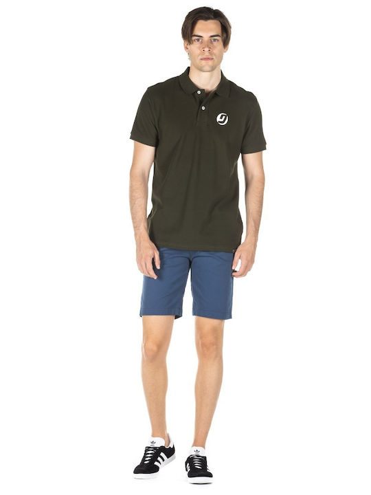 District75 Men's Shorts Chino Navy Blue