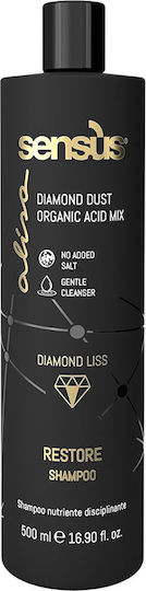 Sensus Alisa Diamond Liss Maintenance Restore Σαμπουάν Αναδόμησης/Θρέψης & Ενυδάτωσης για Όλους τους Τύπους Μαλλιών 500ml