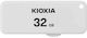 Kioxia TransMemory U203 128GB USB 2.0 Stick White