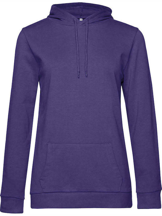 B&C Women's Long Sleeve Promotional Sweatshirt Radiant Purple WW04W-351