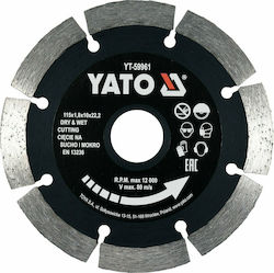 Yato Disc Diamantat Pentru Tăiere Uscată Granit Beton Piatră Cărămidă Disc De Tăiere Materiale De Construcție 115mm