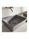 Fossil Jade Countertop Sink marble 60x38x14cm Black