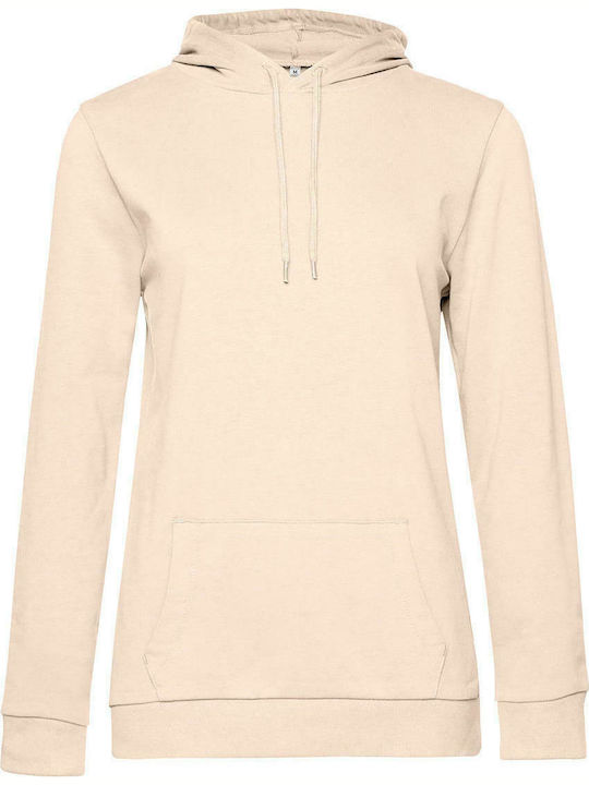 B&C Women's Long Sleeve Promotional Sweatshirt Beige