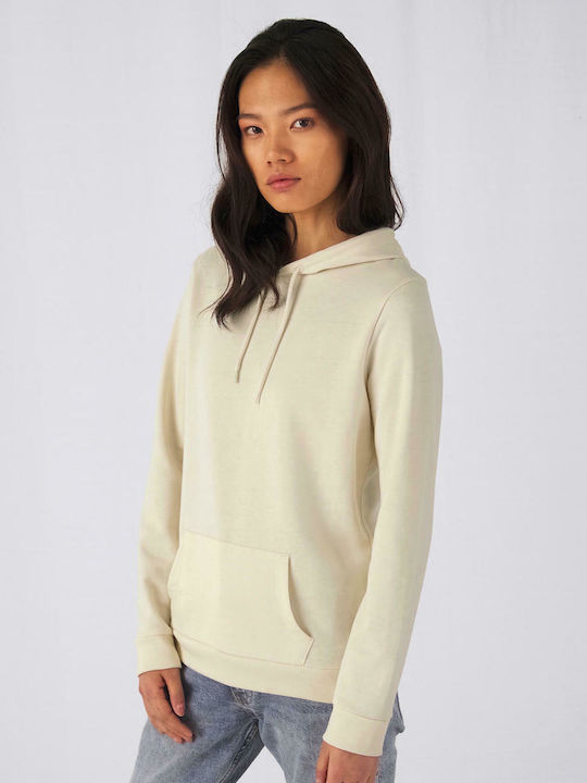 B&C Дамски Рекламен Суитшърт Pale Yellow