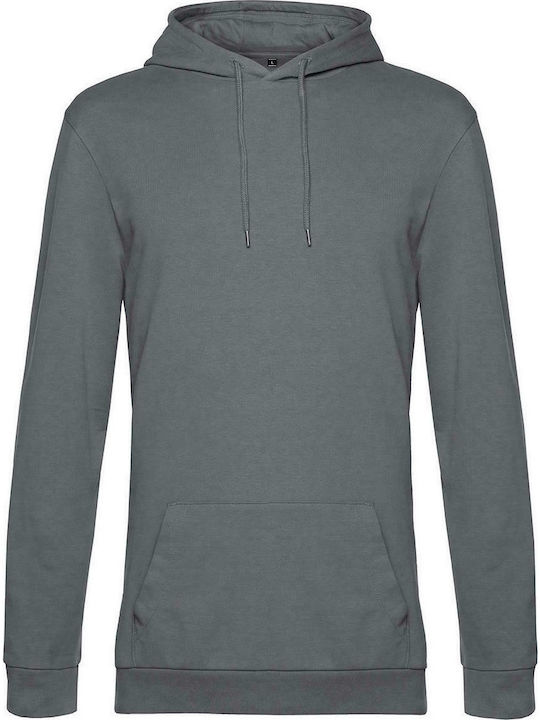 B&C Men's Long Sleeve Promotional Sweatshirt Gray