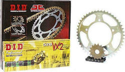 DID Chain & Sprocket Kit (15-45-520VX) for Yamaha XT 600 E / XT 400E 1991-2003