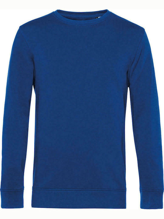 B&C Men's Long Sleeve Promotional Sweatshirt Blue