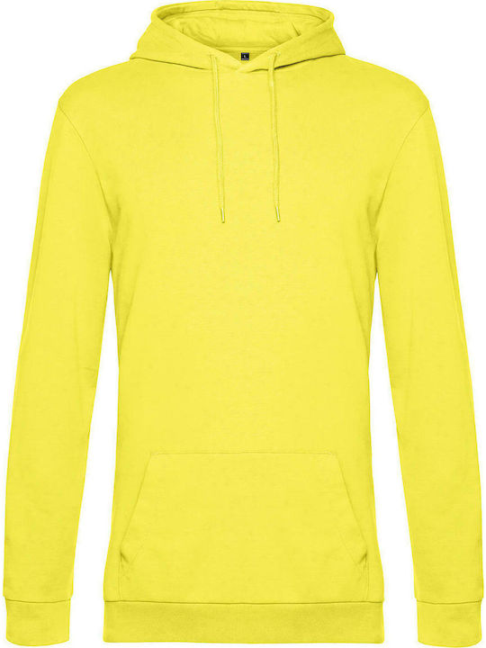 B&C Men's Long Sleeve Promotional Sweatshirt Yellow WU03W-201