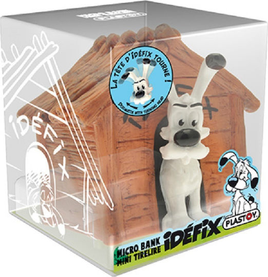 Plastoy Idefix’s Doghouse Children's Money Box Plastic Brown 9x9x10cm