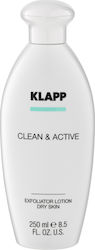 Klapp Clean Active Peeling Προσώπου σε Lotion για Kανονικές/Ξηρές Επιδερμίδες 250ml