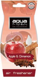 Aqua Αρωματική Καρτέλα Κρεμαστή Αυτοκινήτου The Naturals Cinnamon & Red Apple