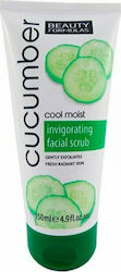 Beauty Formulas Cucumber Cool Moist Invigorating Facial Scrub 150ml