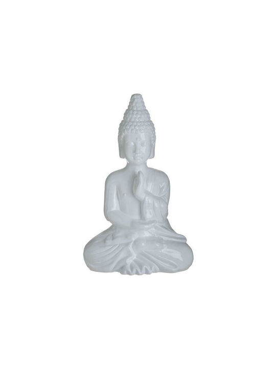 Inart Dekorativer Buddha aus Keramik 20x12x32cm 1Stück