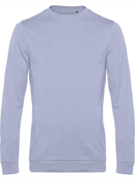 B&C Set In Men's Long Sleeve Promotional Sweatshirt Lavender