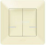 Legrand Valena Life with Netatmo Recessed Electrical Lighting Wall Switch with Frame Basic Beige