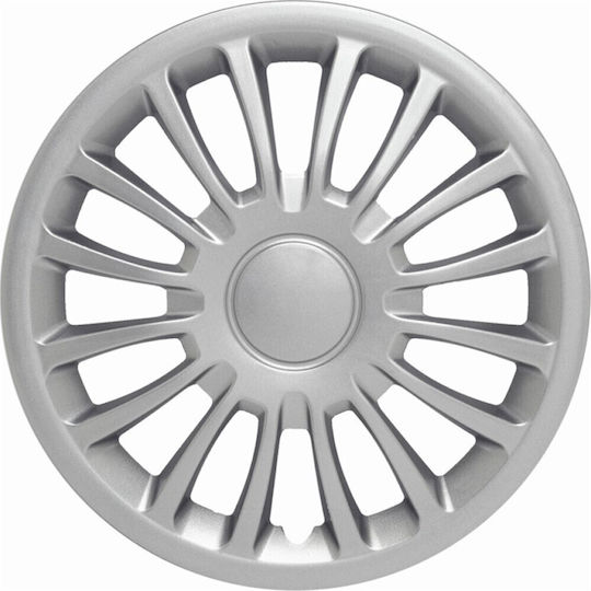 G3 Set Capace De Roți Auto 4 Bucăți 15 Argintii