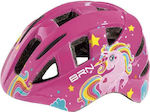 BRN Unicorn CAS 48 Kinderfahrrad- / Rollerhelme Fahrrad Stadt Rosa