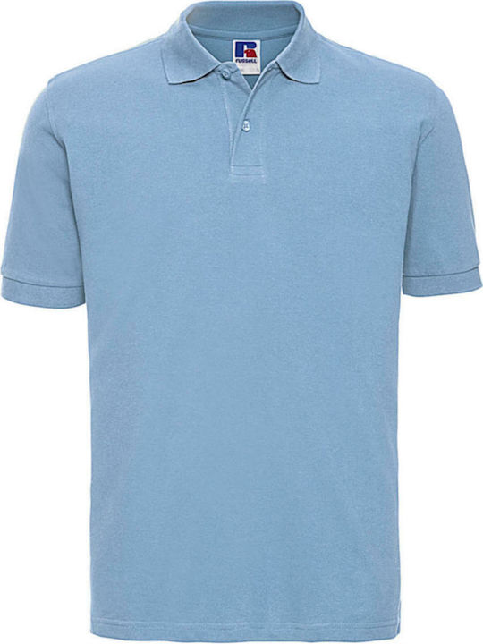 Russell Europe Men's Short Sleeve Promotional Blouse Light Blue