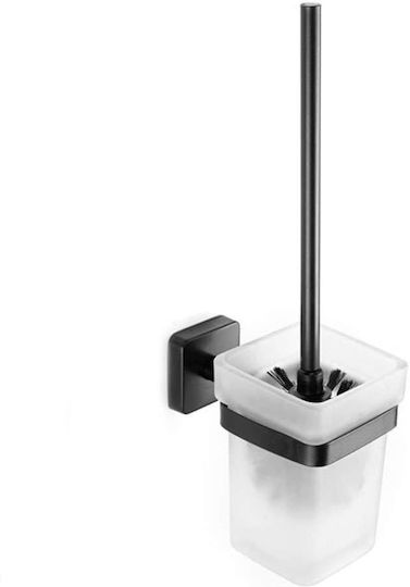Karag Quattro 470155 Glass Toilet Brush Black Matt