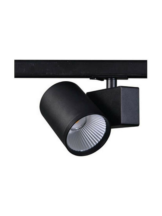 Aca Warm White Single Spot Built-in LED Black