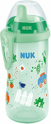 Nuk Kiddy Cup Garden Educational Sippy Cup Plastic Green Garden for 12m+m+ 300ml