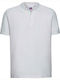 Russell Europe Men's Short Sleeve Promotional Blouse White