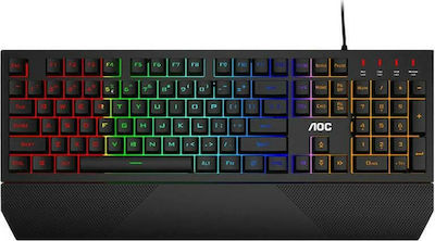 AOC GK200 Gaming Πληκτρολόγιο με RGB φωτισμό (Αγγλικό US)