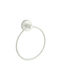 Karag Uno Single Wall-Mounted Bathroom Ring ​19x19cm White Matt