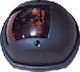 Lalizas Boat Lighting Without Poles Side Red Light 112.5 Degrees with Black Shell 30462