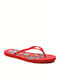 Butterfly Women's Flip Flops Red