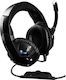 Modecom Volcano MC-849 Shield 2 Over Ear Gaming Headset με σύνδεση 2x3.5mm / USB