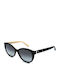 Bobbi Brown The Marilyn Women's Sunglasses with Black Plastic Frame and Black Gradient Lens