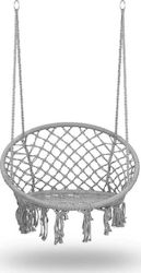 Boho Κρεμαστή Πολυθρόνα Rattan Μ80xΠ63xΥ100cm Γκρι Boho Κρεμαστή Πολυθρόνα Rattan Μ80xΠ63xΥ100cm Γκρι