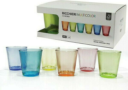 General Trade Комплект Чаши за Вода от Стъкло 350ml 6 Брой